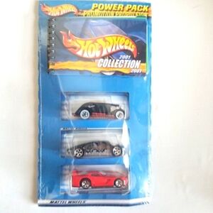 2001 Hot Wheels Cars plus Promo Book Dodge Viper,Lakester,Ford Roadster Rat Rod